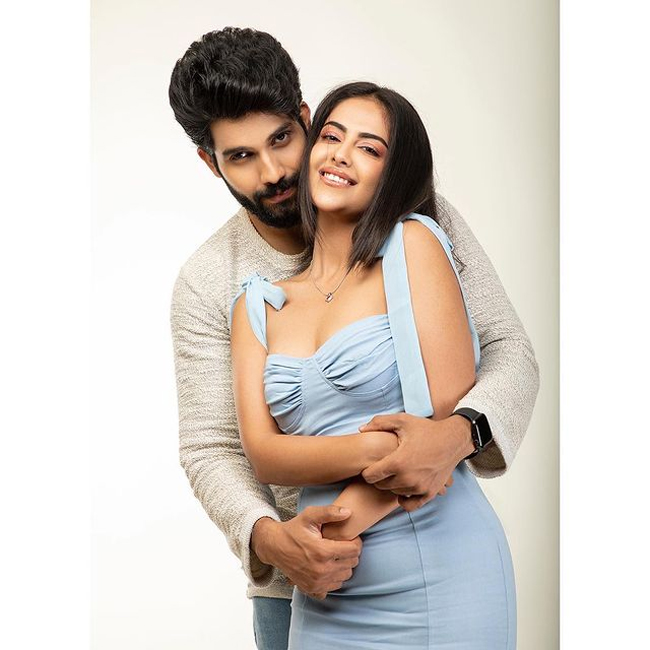 Sai Ronak N Avika Gor During Promotions Of Popcorn